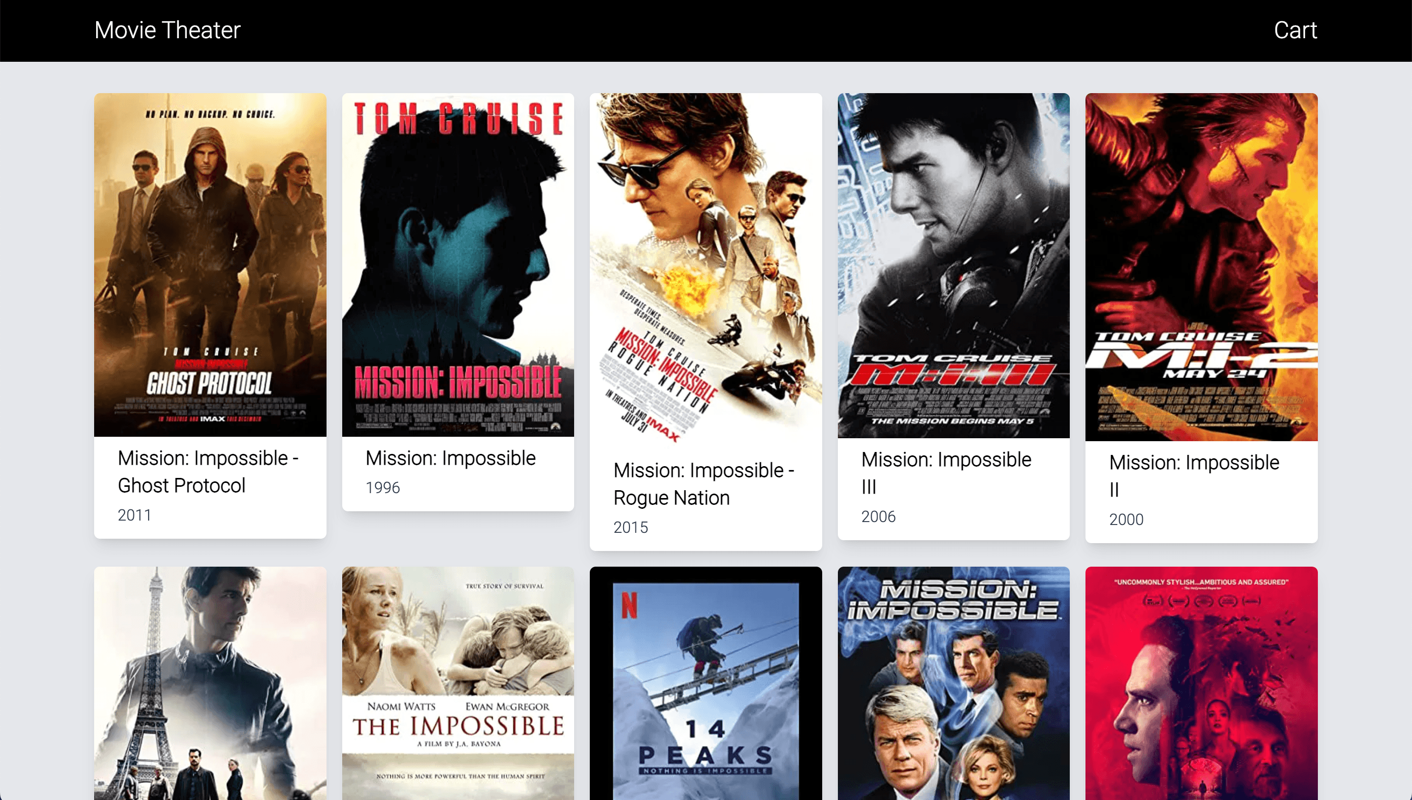 Movie Theater - Next.js